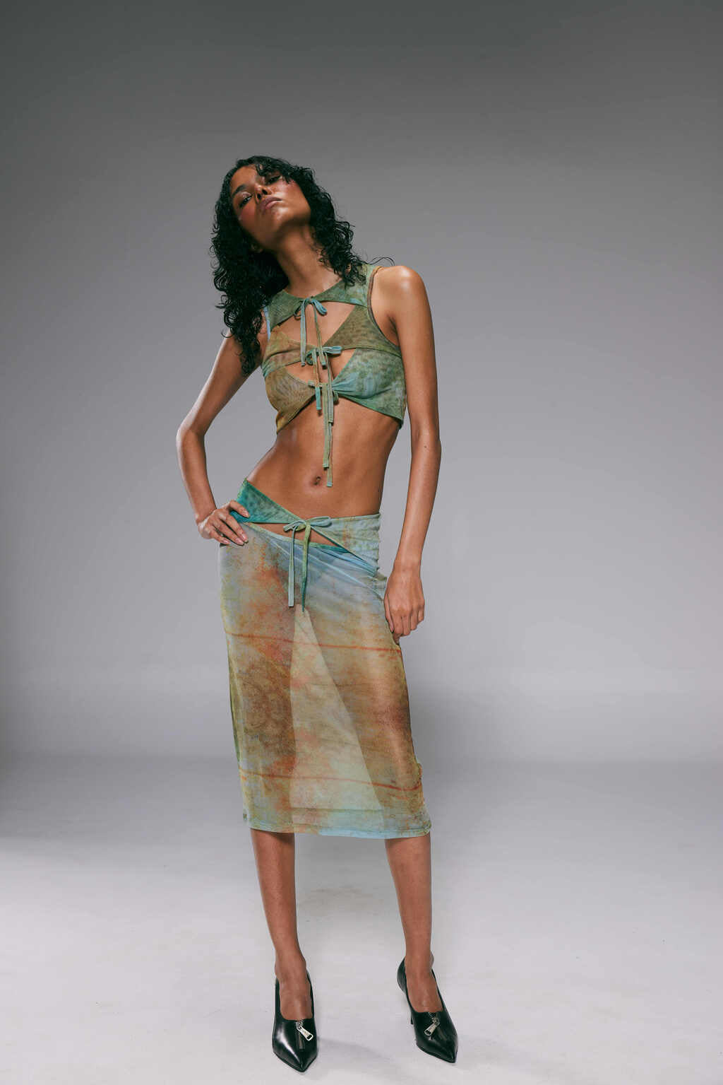 POLLERA CYRUS ESTAMPA