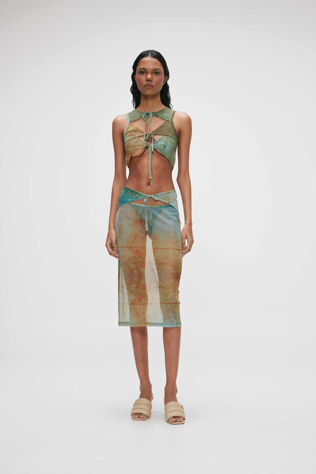 POLLERA CYRUS ESTAMPA